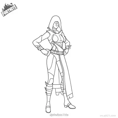 Free printable Mysterious Fate 02 Coloring Page - Free PDF Printable Fortnite Coloring Sheets coloring page